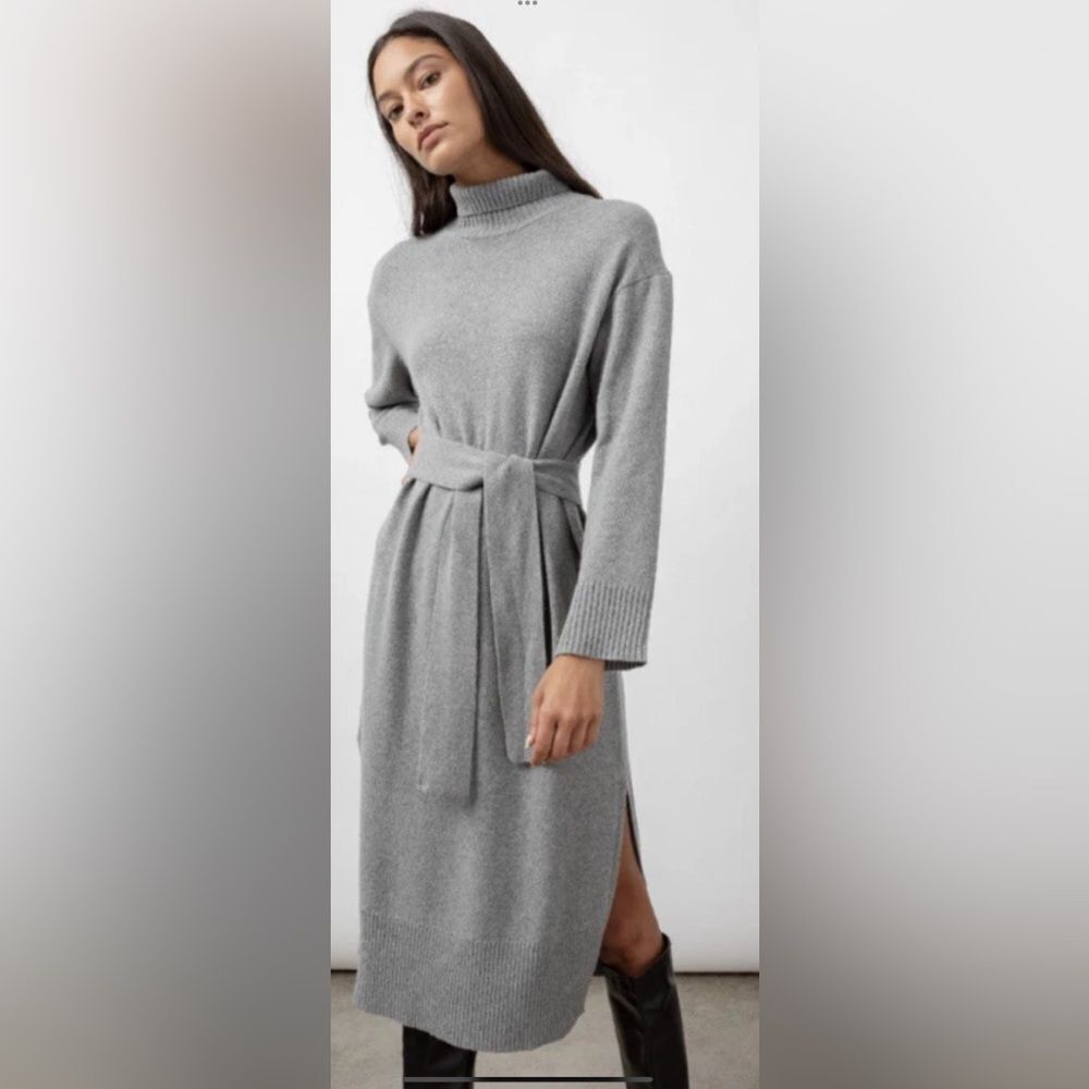 NWT Rails  Gray Long Sleeve Knit Dress XXL